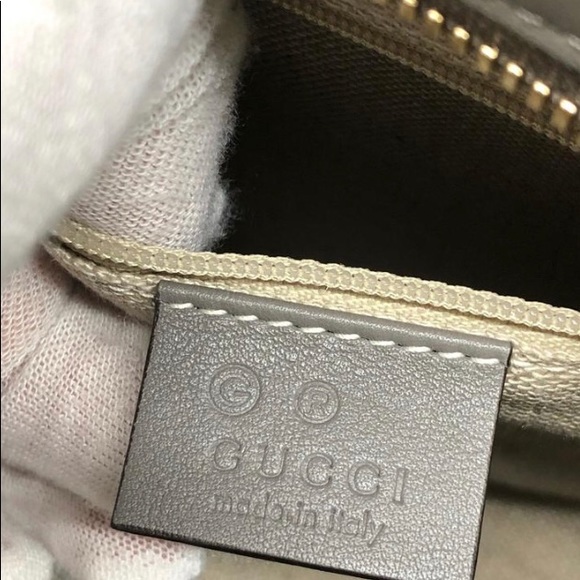 ❌SOLD❌Gucci Small Microguccissima Gray Leather Bag - Picture 4 of 8